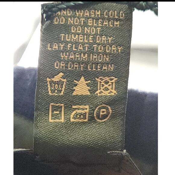 Orvis Sig. Collection Sweater Men's M Navy Crewneck Lambswool Cashmere Blend NWT - Picture 5 of 6